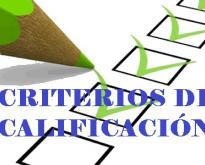 Criterios de evaluación por materia. Información para familias.