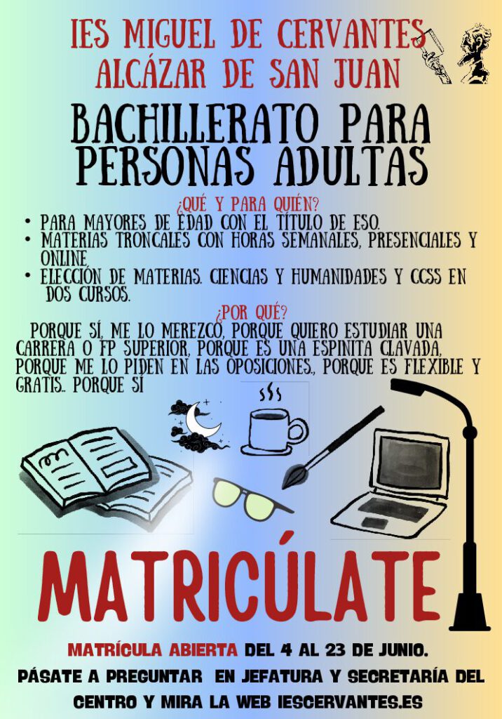 ¡MATRÍCULA PARA EL NUEVO NOCTURNO A DISTANCIA! ¡MATRÍCULA PARA EL NUEVO NOCTURNO A DISTANCIA!