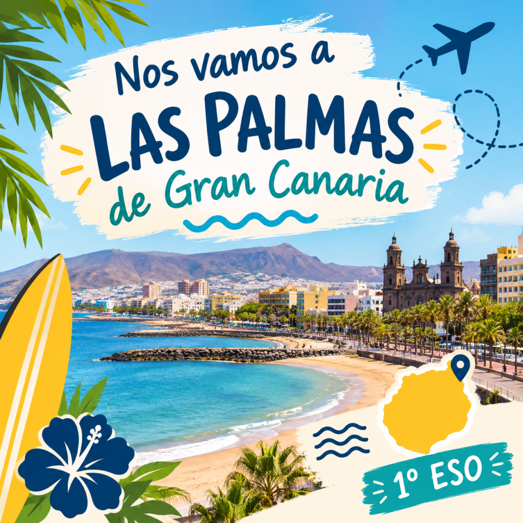 1º ESO: ¡ Nos vamos a Canarias !